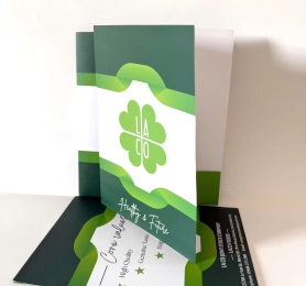 Mẫu folder chất liệu giấy C300gsm